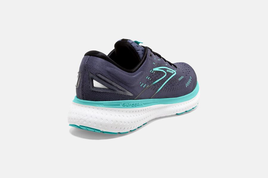 Brooks Glycerin 19 Road Running Shoes Womens - Dark Grey/Blue - TODKA-2798